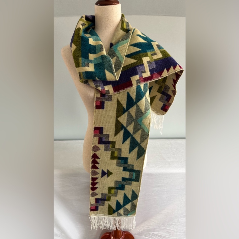 Aztec Style Long Scarf
